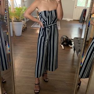 Striped Jumpsuit